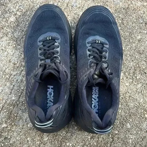 Hoka Bondi 6 Running Shoes Black Women’s Size 11 - Picture 4 of 11